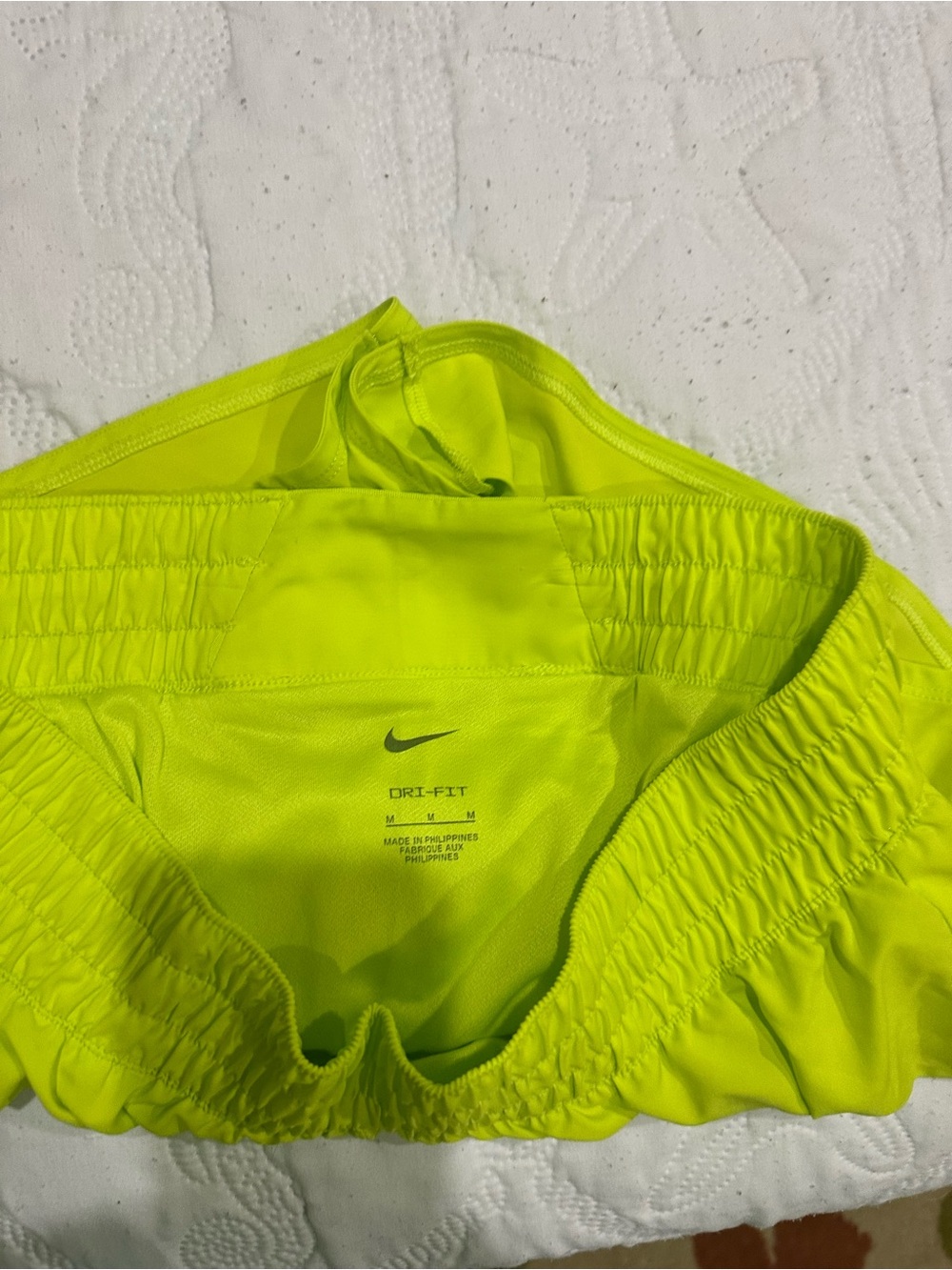 Nike Neon Yellow Dri-FIT Running Shorts